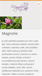 Mobile Screenshot of centrum-magnolie.cz