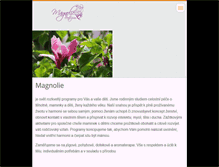 Tablet Screenshot of centrum-magnolie.cz